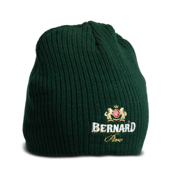 Čepice zelená pletená